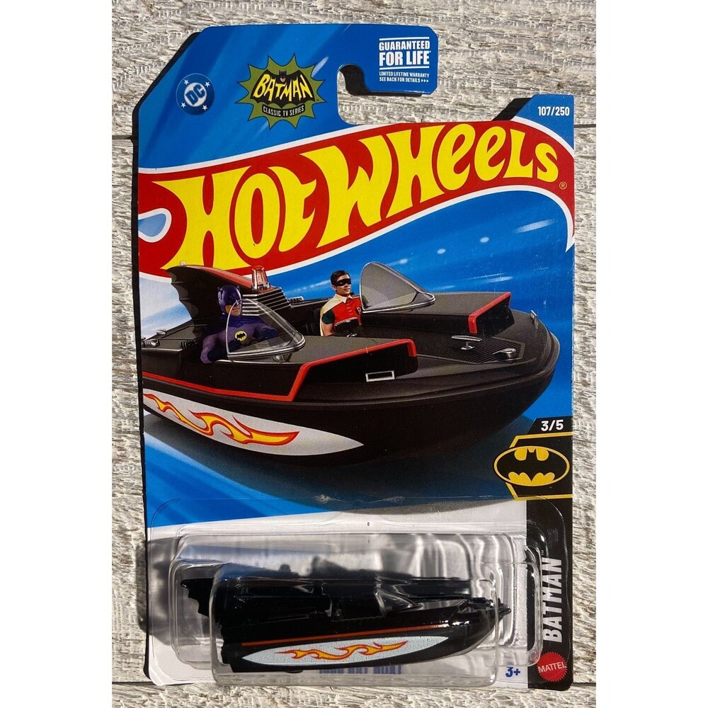 2026 Hot Wheels #107 1966 Bat Boat BLACK